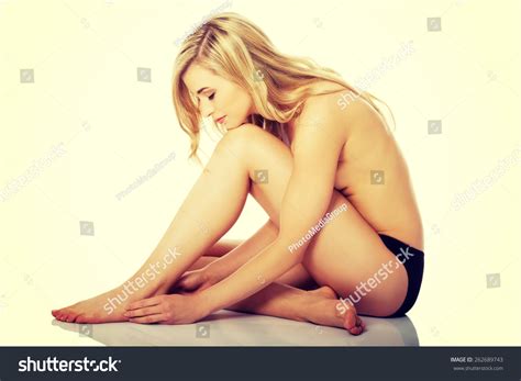 Beautiful Caucasian Naked Woman Sitting Fresh Stock Photo 262689743 Shutterstock