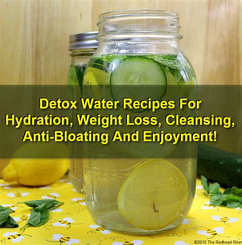 Detox Water Recipes For Hydration Weight Loss Cleansing Anti Bloating And Enjoyment