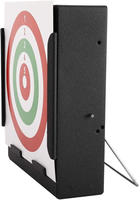 Metal Box BB Trap Target With 20 Shooting Paper Targets Airsoft Pellet