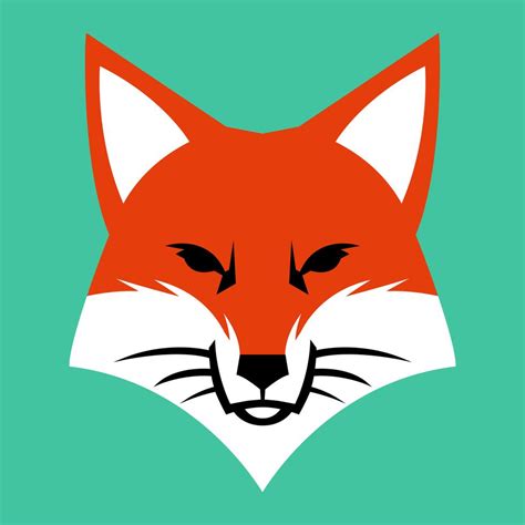 Icône De Vecteur Logo Visage Fox 546935 Art Vectoriel Chez Vecteezy