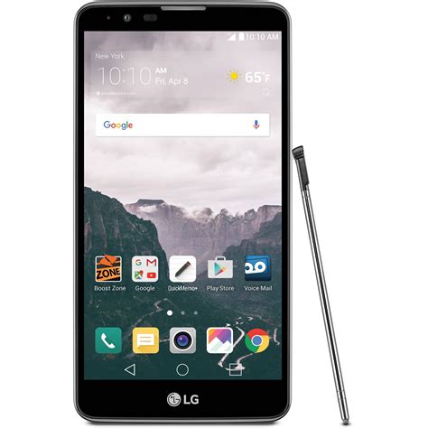 Boost Mobile Lg Stylo 2 16gb Prepaid Smartphone Gray Walmart