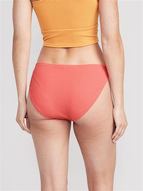 Low Rise Classic Pucker Bikini Swim Bottoms Old Navy