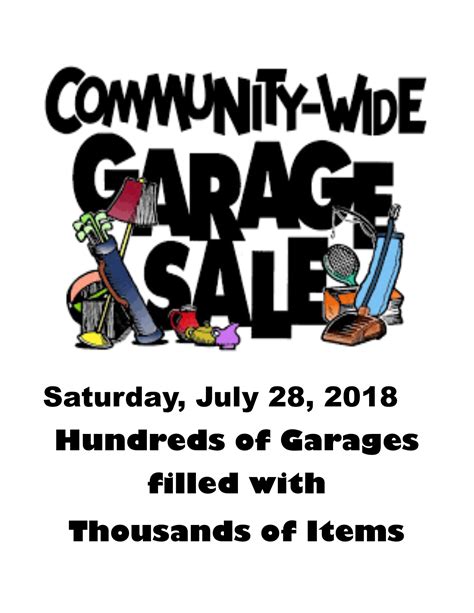 Community Garage Sale Lake Limerick Country Club