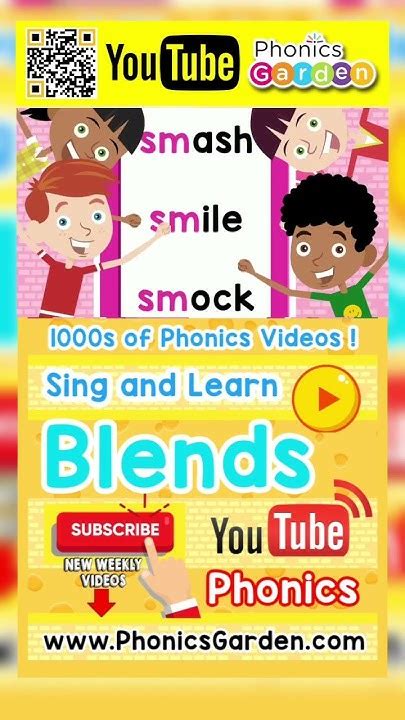 Sm Blend Consonant Blend Mousity Phonics Phonics Garden Youtube