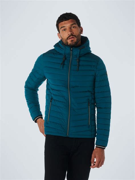 Jacket Hooded Short Fit Padded Ocean No Excess