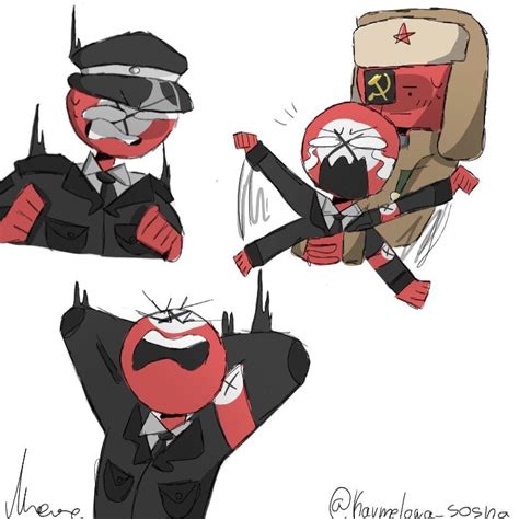 Countryhumans Ussr X Germany