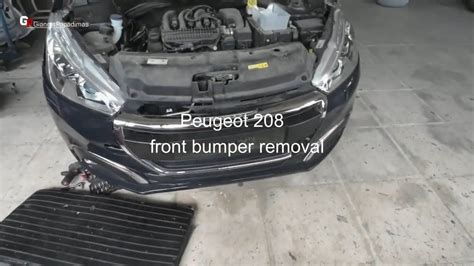 Peugeot Front Bumper Removal Youtube