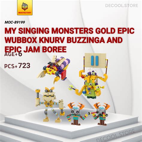 My Singing Monsters Gold Epic Wubbox Knurv Buzzinga And Epic Jam Boree