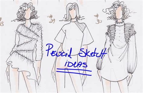 Pencil Sketches  Fashion Designing Clothing Manufacturer Dress