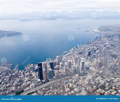 Downtown Seattle Skyline Royalty-Free Stock Photography | CartoonDealer ...