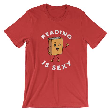 Reading Is Sexy T Shirt Funny Book Lovers Shirt Mens Etsy