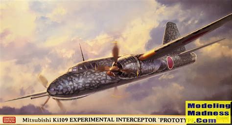 Hasegawa 1 72 Ki 109 Experimental Interceptor Prototype No 1