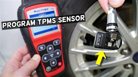 How To Program Tpms Sensor On A Car Program Tire Pressure Sensor Youtube