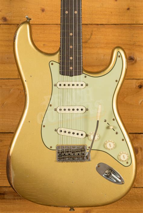 Fender Custom Shop Ltd 63 Strat Relic Aged Aztec Gold