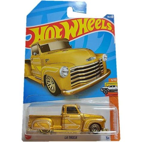 Hot Wheels La Troca Caminhonete Dourada Mattel Carrinho De Brinquedo Magazine Luiza