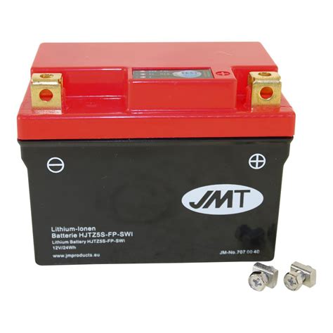 Lithium Ionen Batterie JMT HJTZ5S FP 12 V 2 Ah Pluspol Rechts DIN