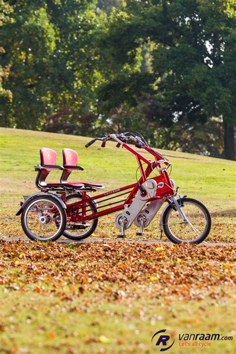 Side by side tandem for adults | The side by side tandem Fun2Go made by Van Raam is a double ...