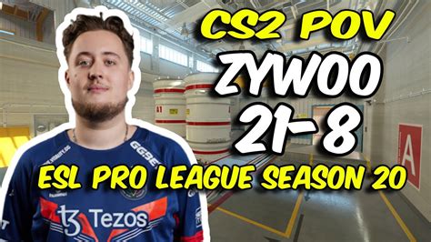 CS2 POV Vitality ZywOo 21 8 Vs Liquid Nuke ESL Pro League