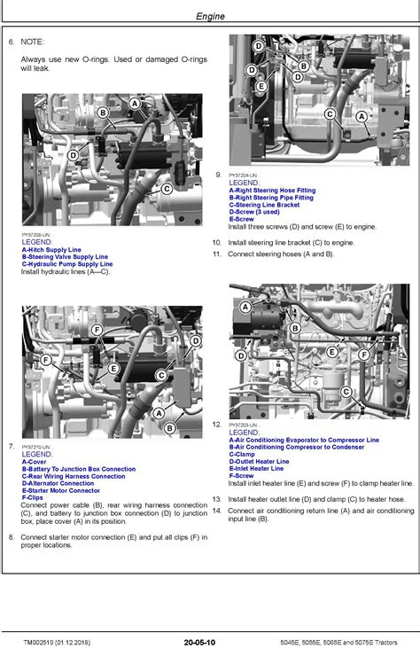 John Deere E E E E Tractors Sn Repair