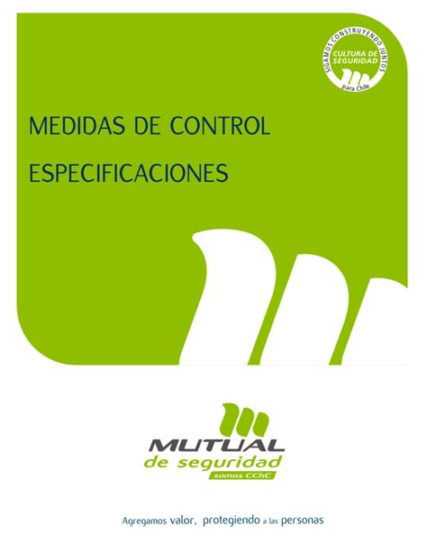 Medidas De Control Especificaciones