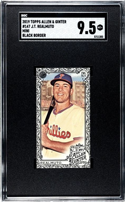 2019 Topps Allen Ginter S Mini 147 J T Realmuto For Sale Online