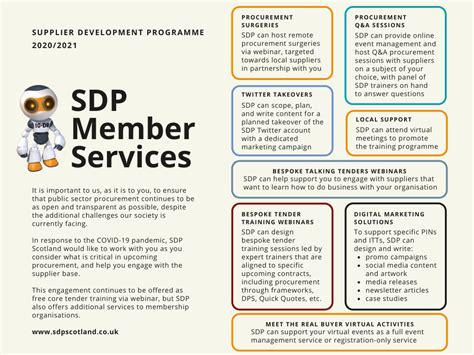 Become A Member Of Sdp Supplier Development Programme