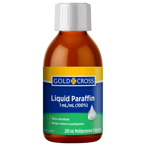 Gold Cross Liquid Paraffin 200ml Multipurpose Liquid Discount Chemist