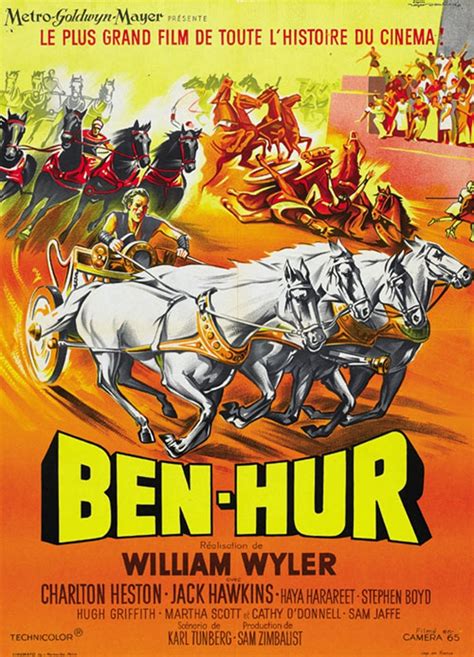 Ben Hur Charlton Heston Vintage Movie Poster Reprint X Inches