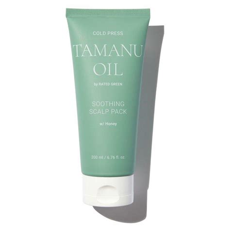 Rated Green Cold Press Tamanu Oil Soothing Scalp Pack 200ml Skin Care Bd