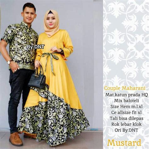 Baju Batik Couple Kekinian Desain Baju Pengantin Pesta Dan Kondangan