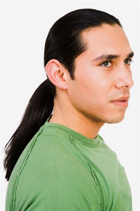 Looking For A New Hairstyle For Your Long Hair? Check Out Our Photo Gallery Of Man Ponytail ...