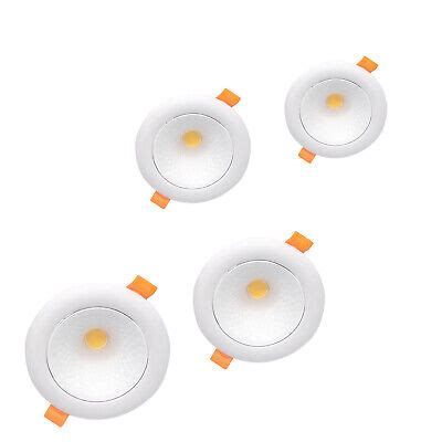 Led Adjustable Tilt Angle Downlight Recessed Round Cool White Ceiling