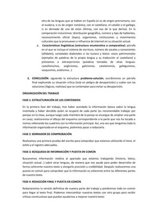 Texto Expositivo Las Lenguas PDF