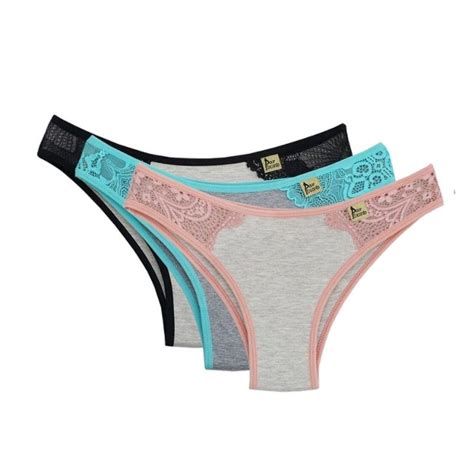 Kit Calcinhas De Algod O Renda Lingerie Atacado Shopee Brasil