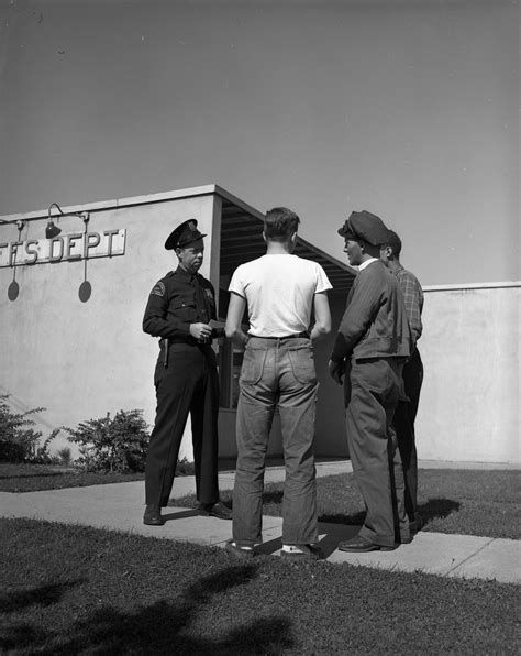 Deputy Fred G Rawlinson Listens To Complaints At Willow Village