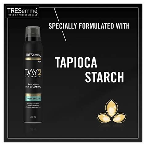 Tresemme Day 2 Fresh And Clean Foaming Dry Shampoo 200ml Hair Superdrug