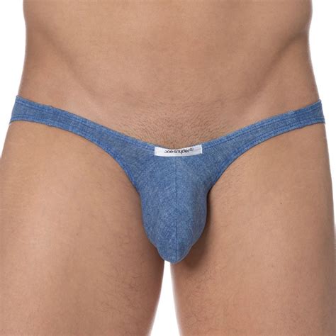 Joe Snyder Slip Bikini Bulge Blue Jeans INDERWEAR