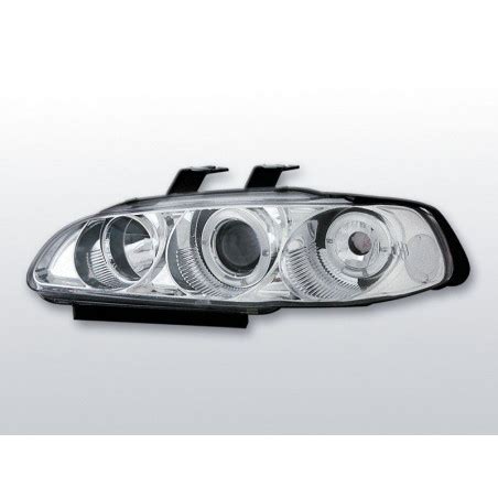 Phares Avant Angel Eyes Honda Civic 09 91 08 95 4 Ptes Chrome