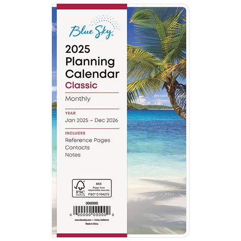 Blue Sky Planner Calendar Walgreens