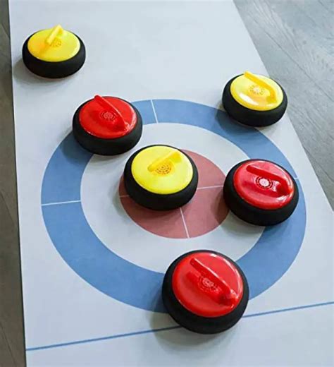 Winter Olympic Indoor Curling Game Set with Hovering Stones - Yinz Buy