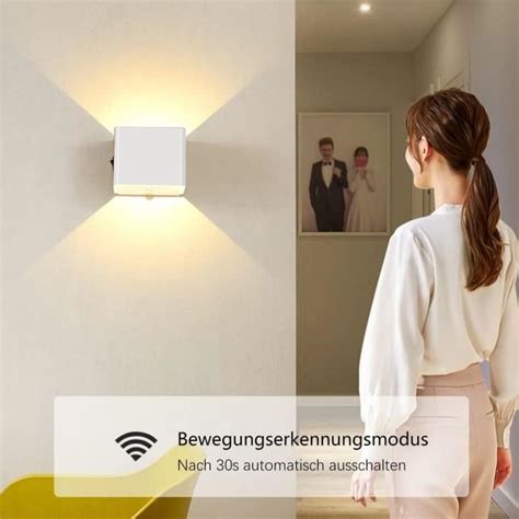 Applique Murale Interieur Rechargeable Avec Détecteur De Mouvement 5W