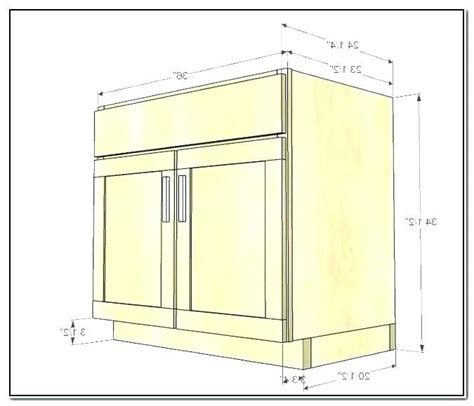 Standard Sink Base Cabinet Sizes