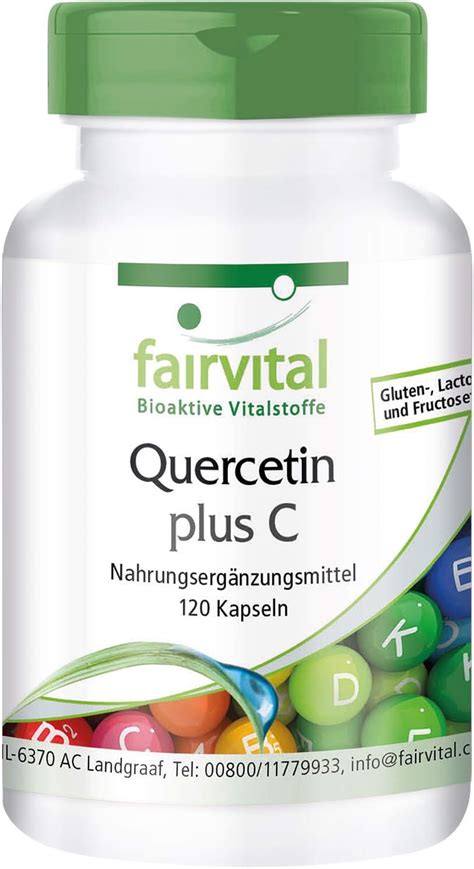 Fairvital Quercetin Kapseln Mit Vitamin C HOCHDOSIERT 250mg