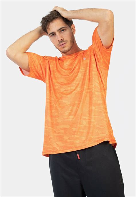 Spyder Short Sleeve Sport T Shirt Orange Zalando De