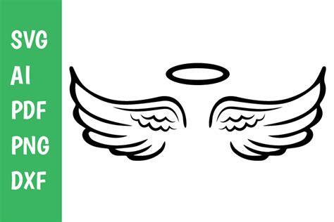 Angel Wings Cutting File Svg Graphic By Classygraphic · Creative Fabrica