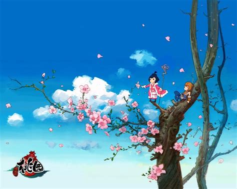 Anime Cherry Blossom Couple Hd Wallpapers - Wallpaper Cave