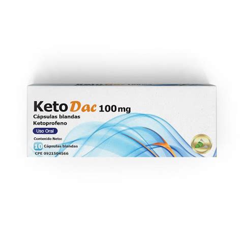 Ketoprofeno Ketodac Mg Capsulas Blandas Dac