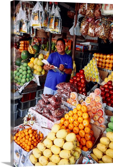 Southeast Asia Philippines Palawan Fruit Market Great Big Canvas