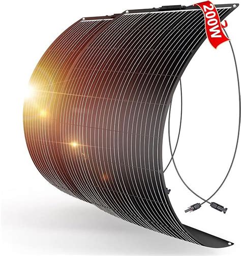 DOKIO Flexible Solar Panel 200w Pro 2pc 12 Volt Monocrystalline