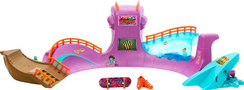 Hot Wheels Skate Octopark Playset With Exclusive Fingerboard And Skate Shoes Walmart